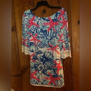 Lilly Pulitzer Starfish Harbour Tunic Dress Size XS